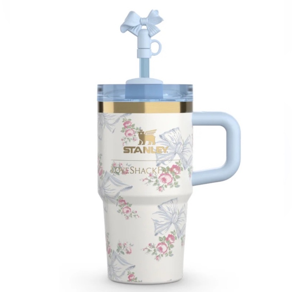 THE STANLEY X LOVESHACKFANCY HOLIDAY QUENCHER | 20 OZ | Rosa Beaux Blue